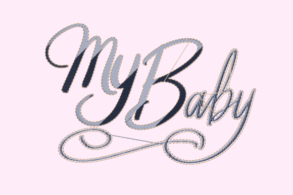 My Baby Lettering