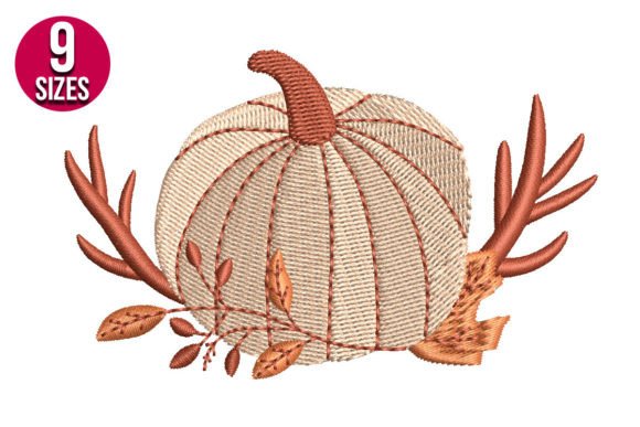Pumpkin with Antlers