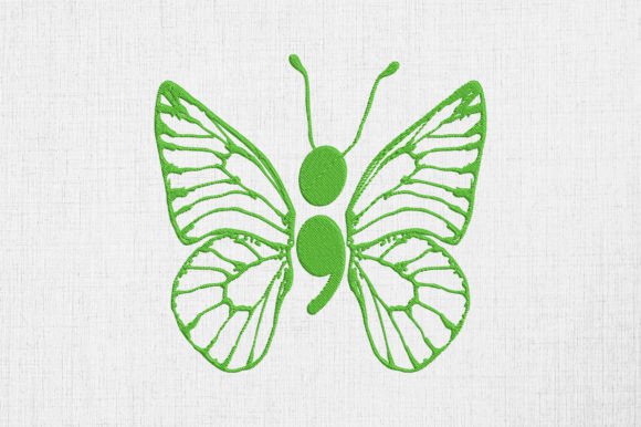 Semicolon Butterfly Mental Health