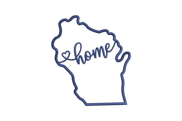 Wisconsin State of USA Embroidery Design Review